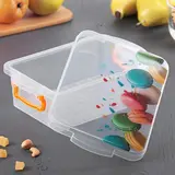 Тікбұрышты "Кәмпиттер" түскі ас қораптарының жиынтығы, 3 дана: 21,5×14/17×11/13×8, түс қоспасы  - фото 4