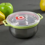 Контейнер с вакуумной крышкой 14×8 см 