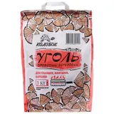 Уголь древесный березовый «Колобок», 3 кг  - фото 2