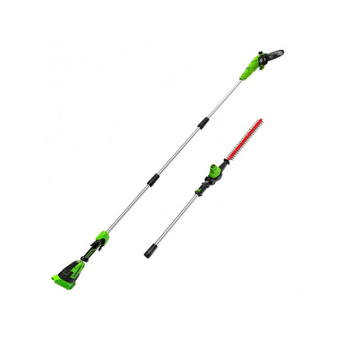 Высоторез-Кусторез аккумуляторный Greenworks 2 в 1 40V бесщеточныйбез АКБ и ЗУ 1303907