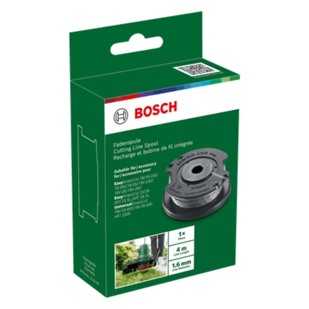 Шпулька с леской Bosch 1,6мм х 4м для EasyGrassCut - фото 2