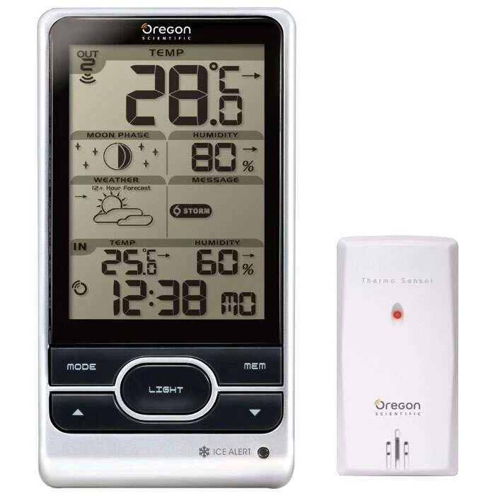 Погодная станция с термометром, гигрометром Oregon Scientific BAR208HG