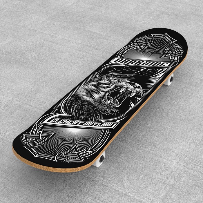 Шкурка для скейтборда "Darkness", 22,8 х 83 см 