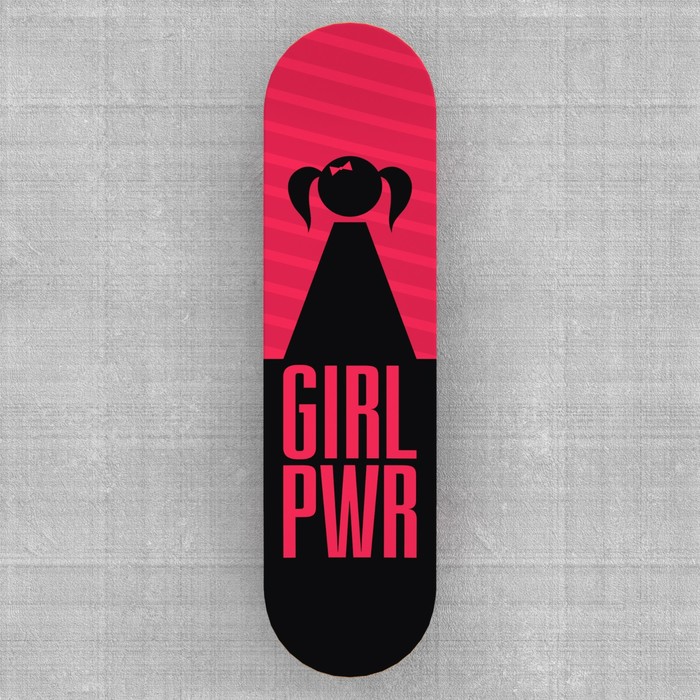 Шкурка для скейтборда "Girl", 22,8 х 83 см 
