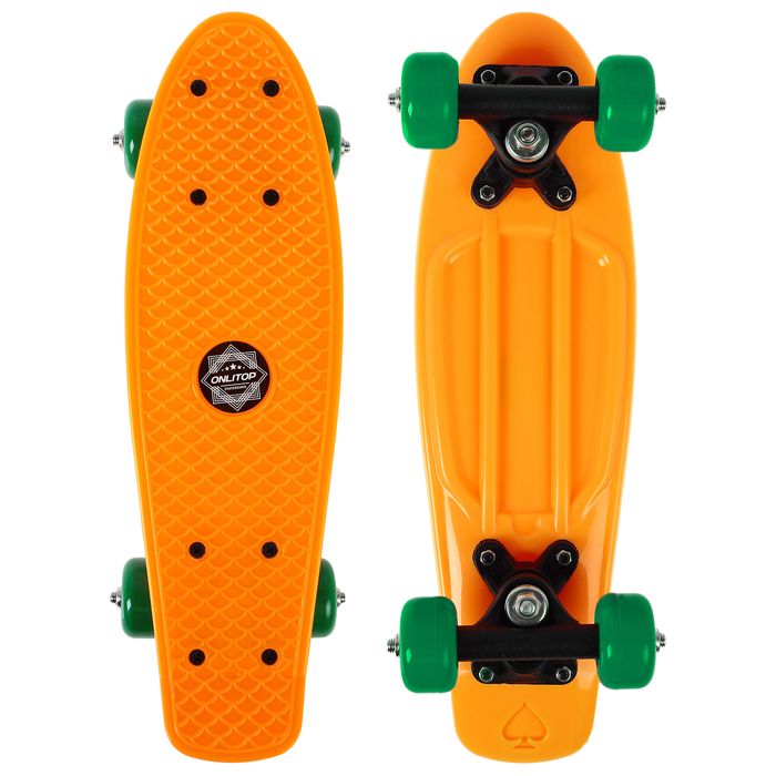 Скейтборд M-250, размер 42x12 см, колеса PVC d= 50 мм, цвет микс 