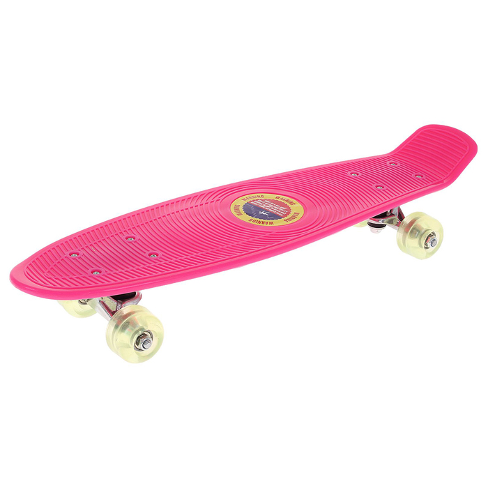 Скейтборд M-450, размер 56x14 см, колеса PVC d=50 мм, цвет микс 