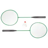 Бадминтон, набор 3 предмета: 2 металлические ракетки, волан, цвета МИКС  - фото 3