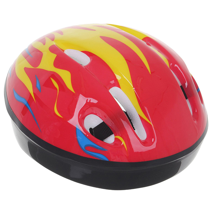 Шлем защитный детский OT-H6, размер S (52-54 см), цвет красный 
