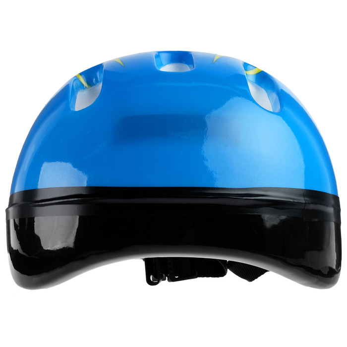Шлем защитный детский OT-H6, размер M (55-58 см), цвет синий 