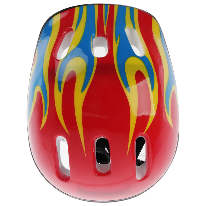 Шлем защитный детский OT-H6, размер M (55-58 см), цвет красный 