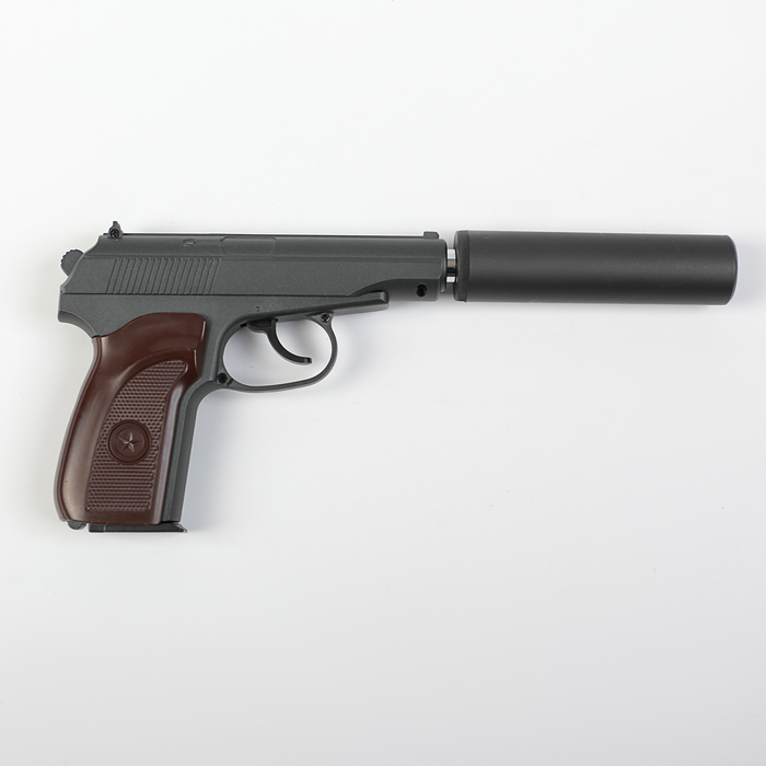 Пистолет пружинный Galaxy G.29A, PM с глушителем, клб 6 мм 