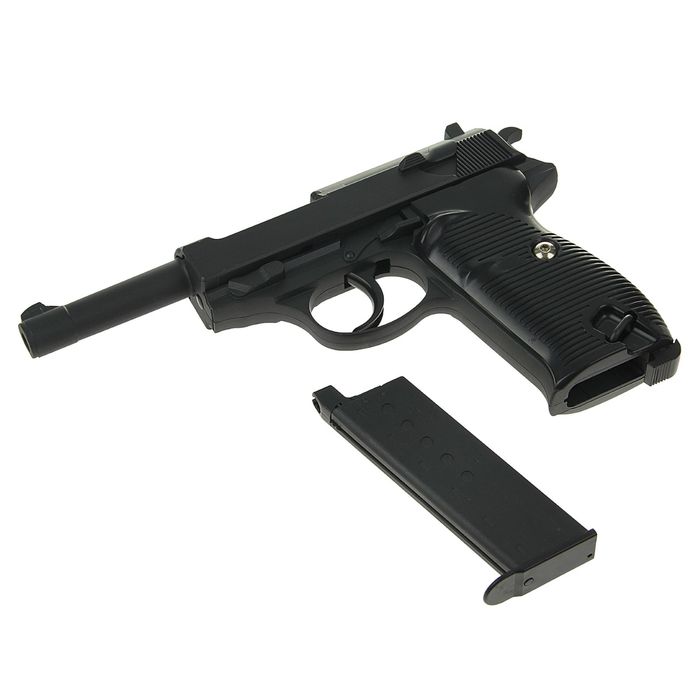 Пистолет пружинный Galaxy Walther P-38 G.21, клб 6 мм 