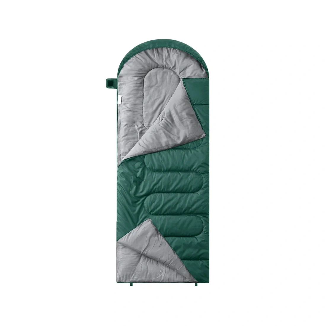 Спальный мешок RSP SLEEP 150 зеленый правая молния  - фото 2