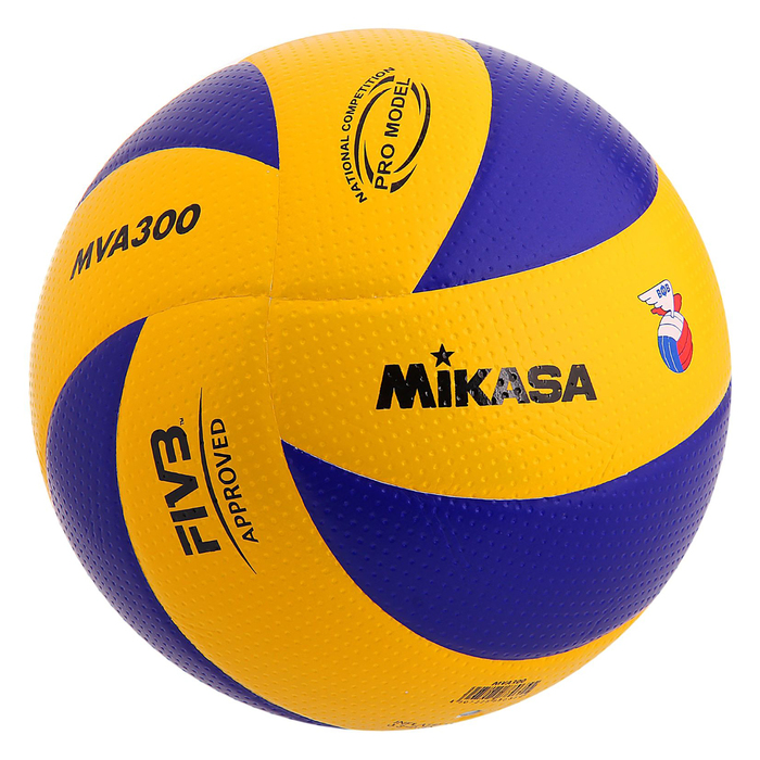 Мяч волейбольный Mikasa MVA300, размер 5, клееный 