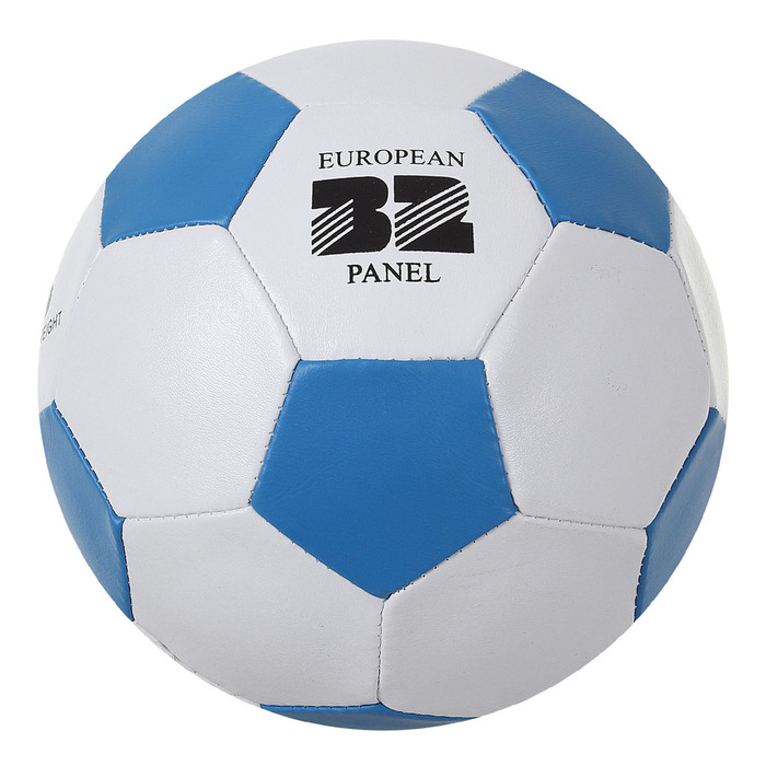 Мяч футбольный, 32 панели, 2 подслоя, PVC, машинная сшивка, размер 5, цвета микс 
