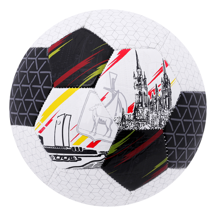 Мяч футбольный "SAMARA", размер 5, 32 панели, PVC, бутиловая камера, 320 г 
