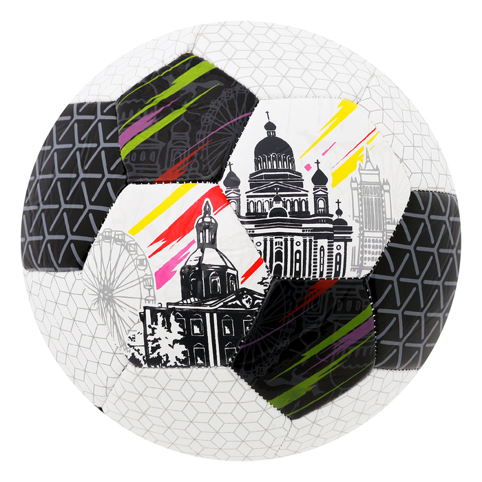 Мяч футбольный "SARANSK", размер 5, 32 панели, PVC, бутиловая камера, 320 г 