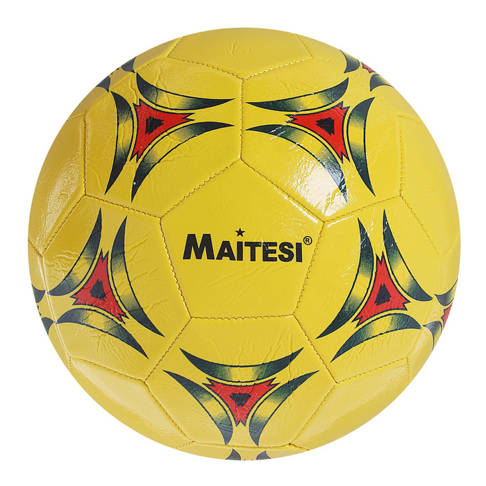 Мяч футбольный, размер 5, 32 панели, PVC, 2 подслоя, машинная сшивка, 260 г, МИКС 