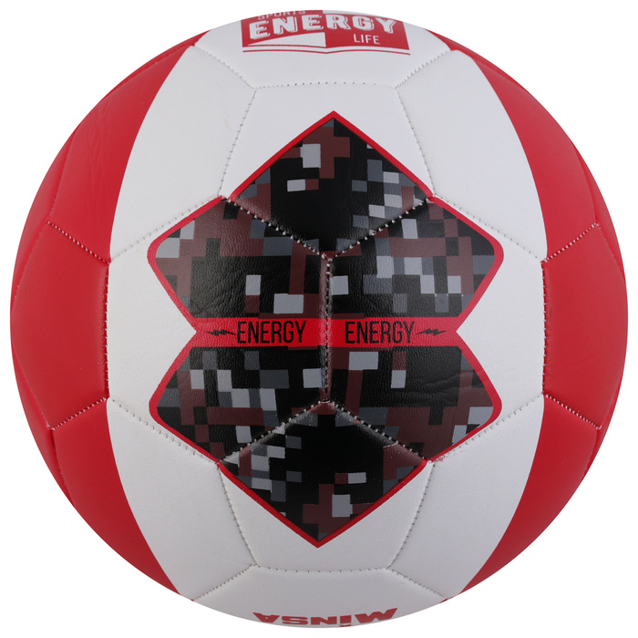 Мяч футбольный MINSA "SPORT ENERGY", размер 5, 32 панели, PVC, бутиловая камера, 260 г 