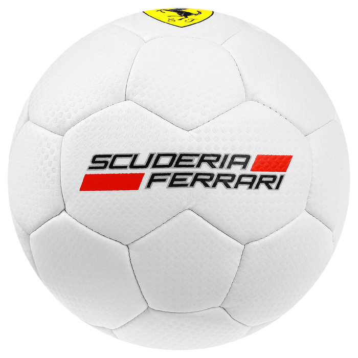 Мяч футбольный FERRARI, размер 2, PU, цвет белый 