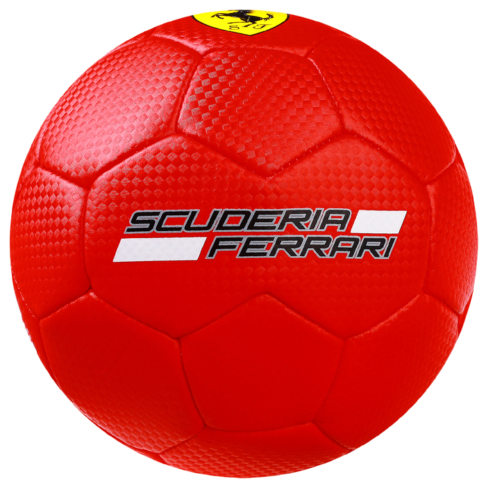 Мяч футбольный FERRARI, размер 2, PU, цвет красный 