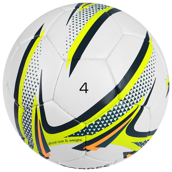 Мяч футбольный Torres Training, F30054, размер 4, 32 панели, PU, ручная сшивка 