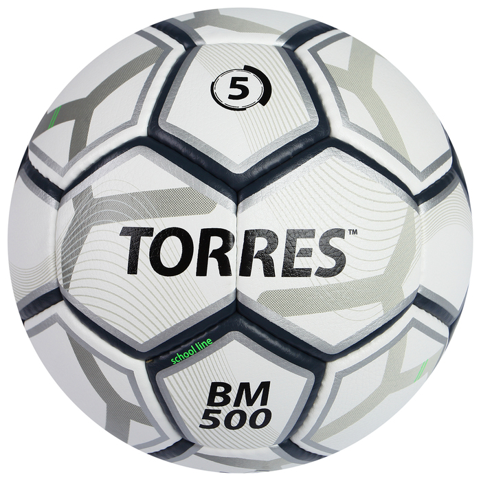 Мяч футбольный Torres BM 500, F30085, размер 5, ручная сшивка 