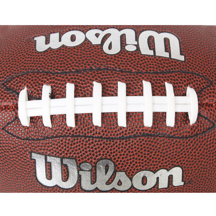 Мяч для американского футбола Wilson NFL Official Bin, WTF1858XB, PU, машинная сшивка 