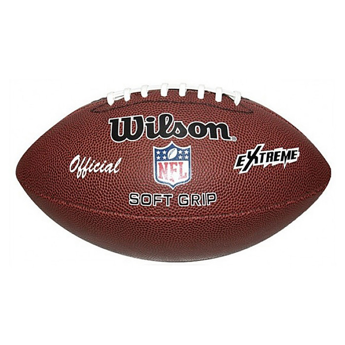 Мяч для американского футбола Wilson NFL Extreme, F1645X, PVC, машинная сшивка 
