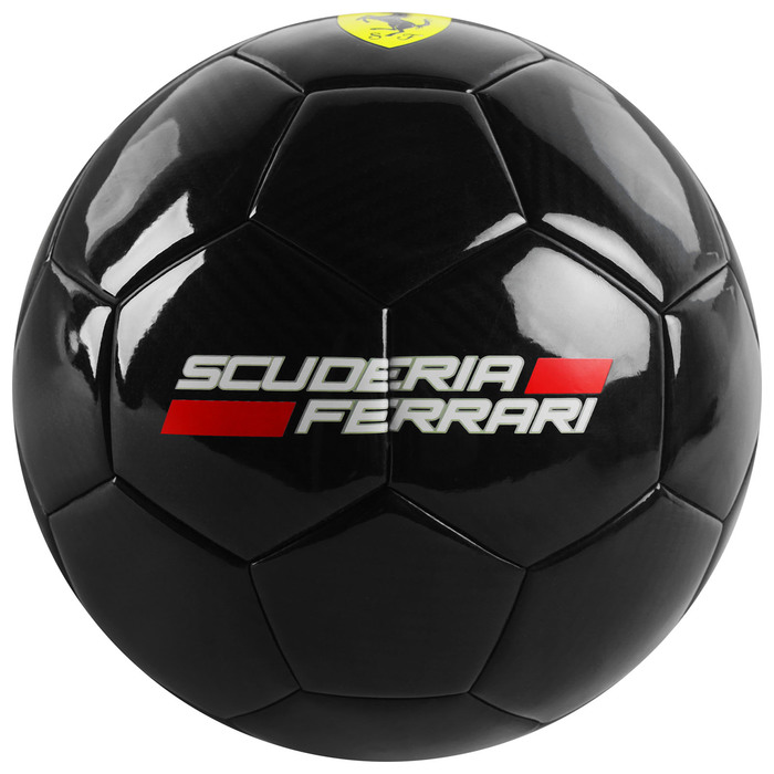 Мяч футбольный FERRARI, размер 5, CARBON, PU, EVA, пряжа, резина, 450 г 