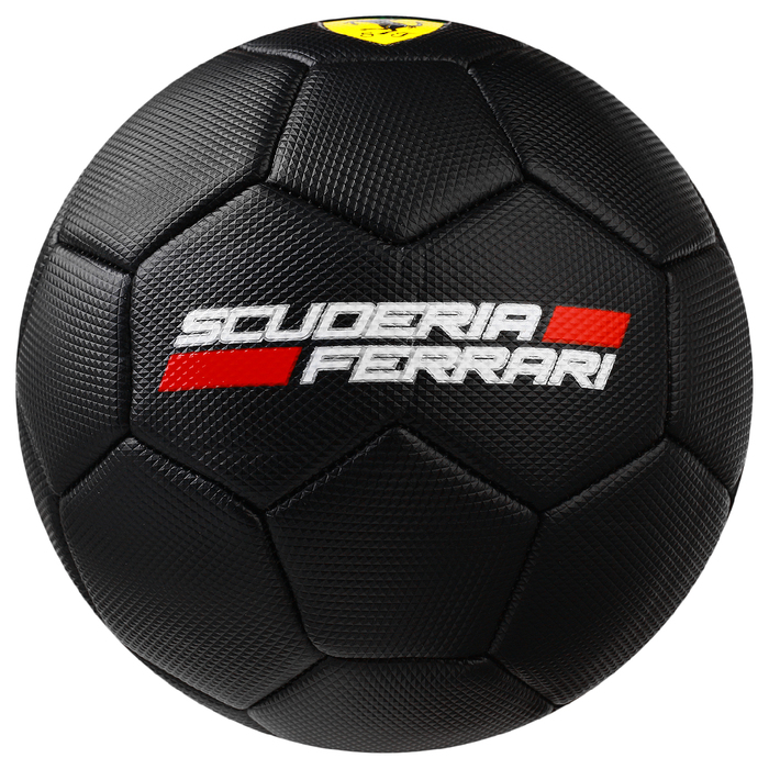 Мяч футбольный FERRARI, размер 3, PVC, цвет чёрный 