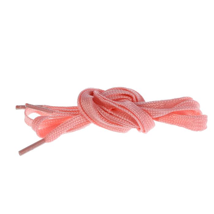 Шнурки для обуви, d = 10 мм, 100 см, пара, цвет розовый 