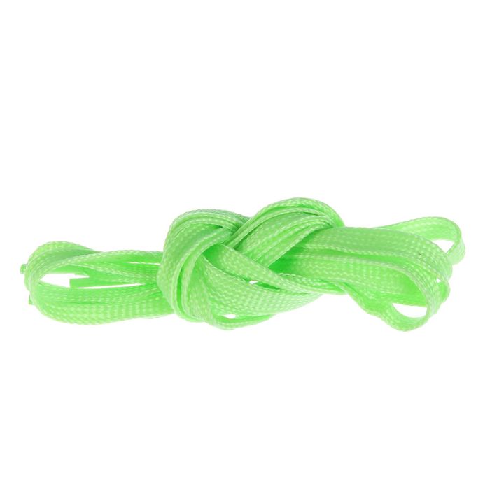 Шнурки для обуви, d = 10 мм, 100 см, пара, цвет зелёный 