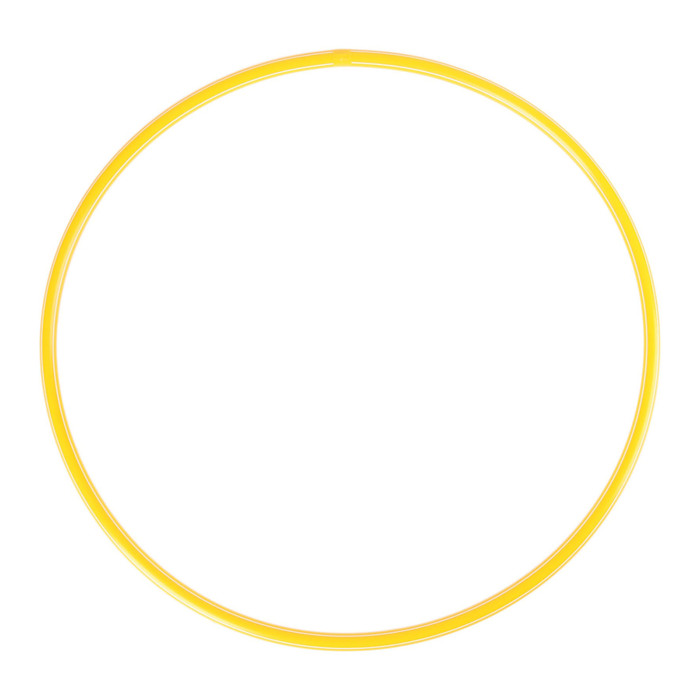 Обруч диаметр 90 см, цвет жёлтый 