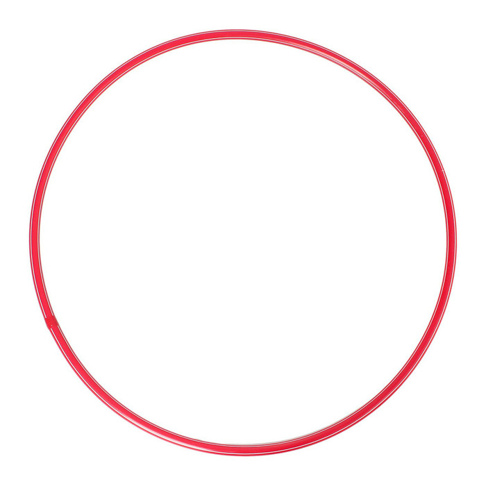 Обруч диаметр 70 см, цвет красный 