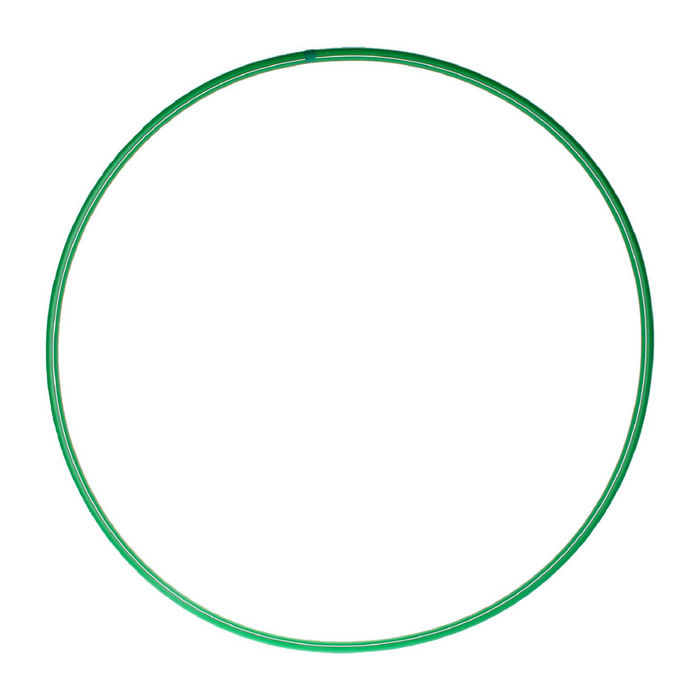 Обруч, диаметр 70 см, цвет зелёный 