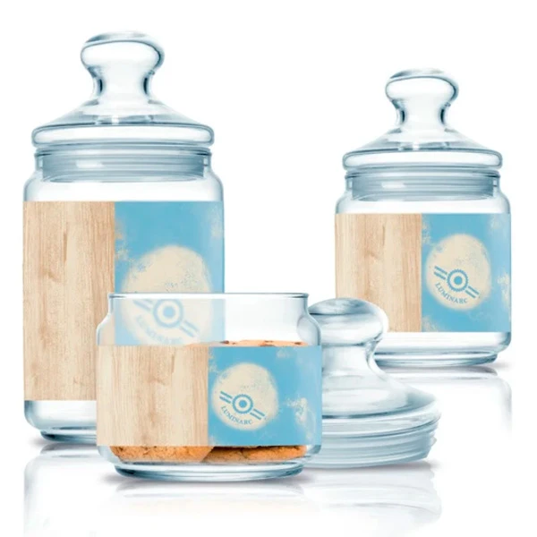 Набор банок для сыпучих Luminarc Hevea Blue 3 пр. (Q-3358)