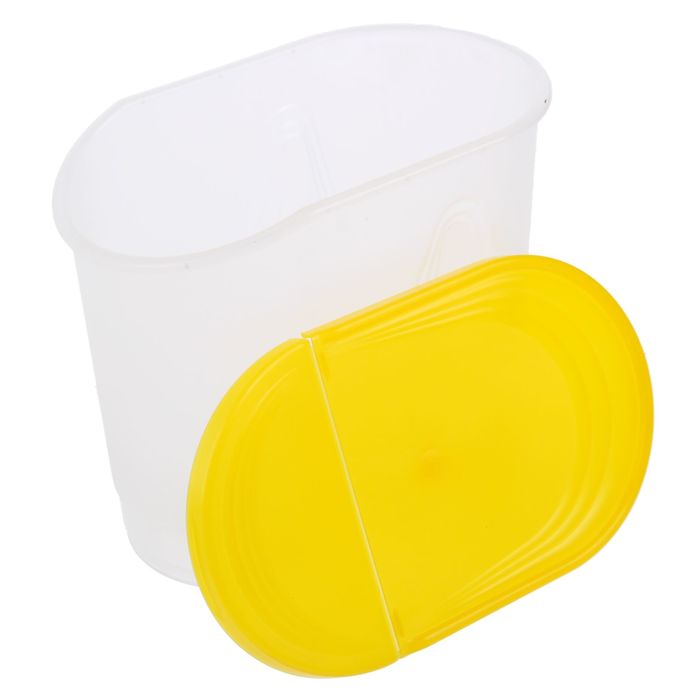 Емкость для сыпучих продуктов 1,5 л Wave, цвет жёлтый 
