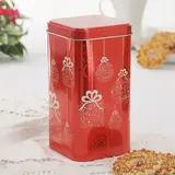 Банка для сыпучих продуктов 1,4 л "Яркий подарок", прямоугольная 