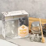 Набор ложка и банка для меда "Вкусные традиции"  - фото 4