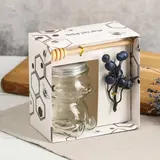 Набор ложка и банка для меда "Вкусные традиции"  - фото 6