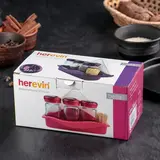 Набор для специй 160 мл "Венеция", 3 шт, на подставке  - фото 4