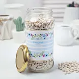 Банка для сыпучих продуктов "Незабудки", 475 мл  - фото 4