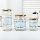 Банка для сыпучих продуктов "Незабудки", 475 мл  - фото 5