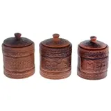 Набор для специй "Соль, сахар, мед" 3 предмета, 0,7 л  - фото 4