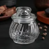 Банка для сыпучих 150 мл "Рея" 9х8, уплотнитель на крышке 