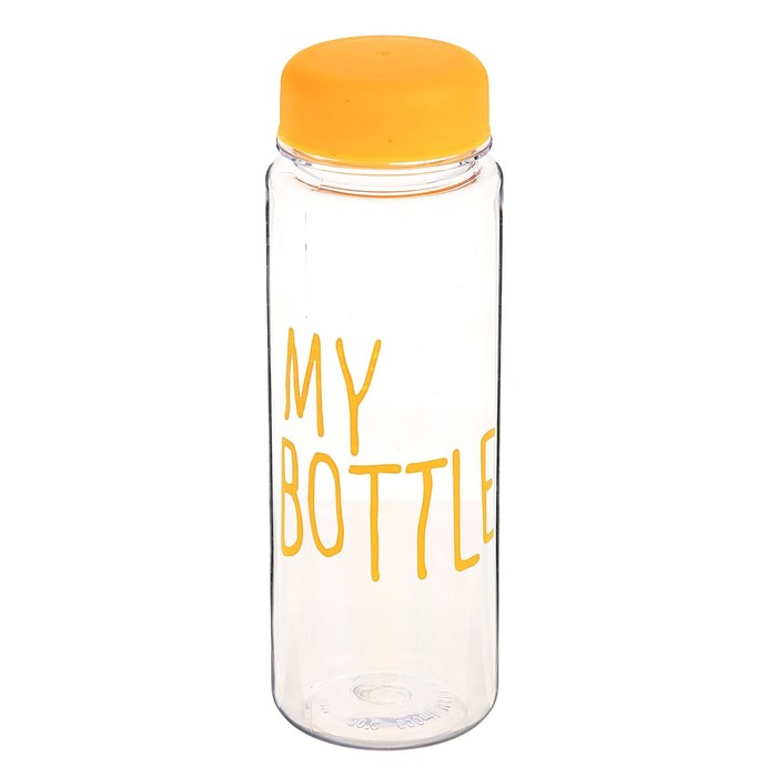 Бутылка для воды "My bottle", 500 мл, микс, 7х19 см 