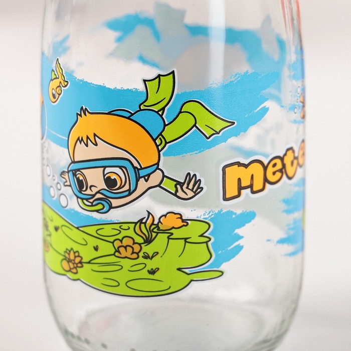 Бутылка 250 мл "Николь Милк", рисунок и цвета МИКС 