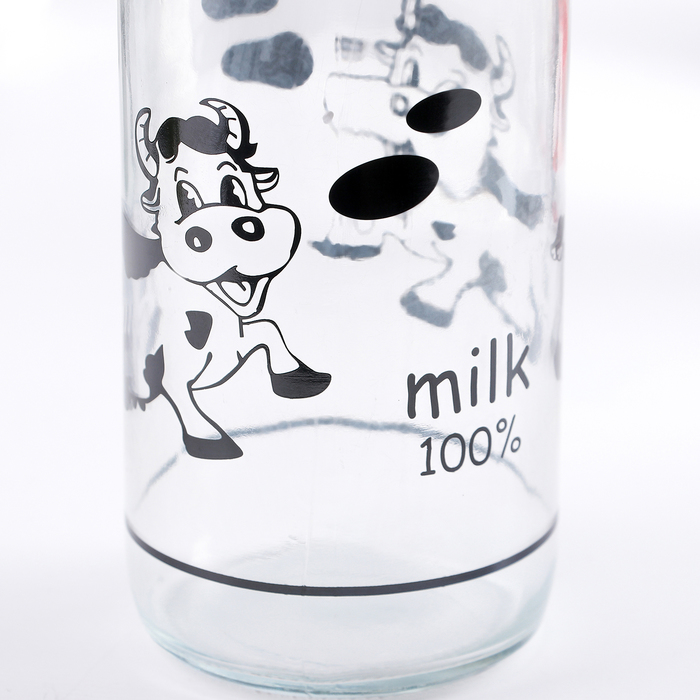 Бутыль для молока 1 л "Коровушка" 