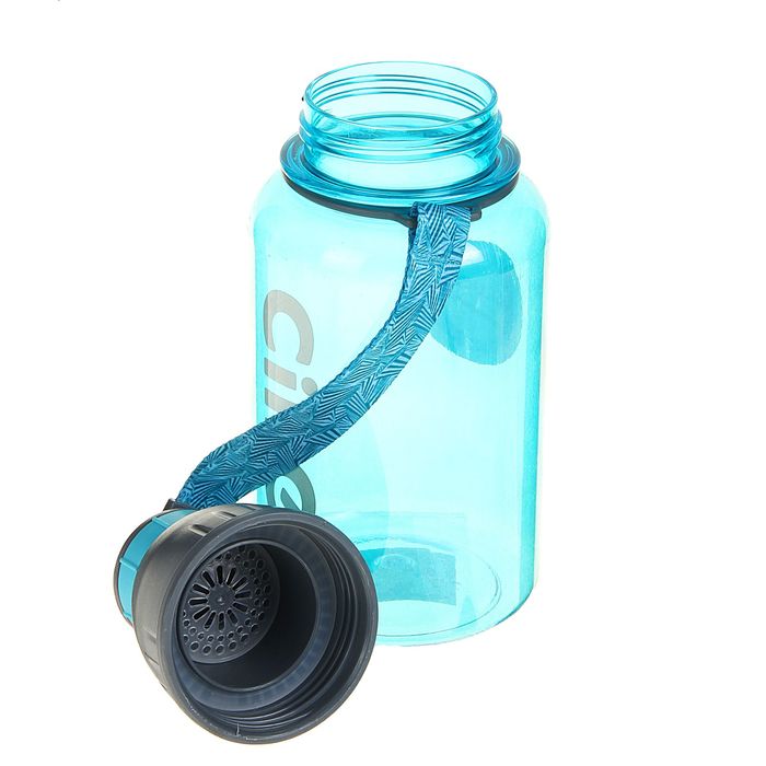 Бутылка для воды "Cille" с поильником в винтовой крышке, 900 мл, микс, 9х23 см 